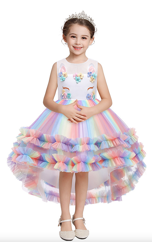 robe asymetrique licorne