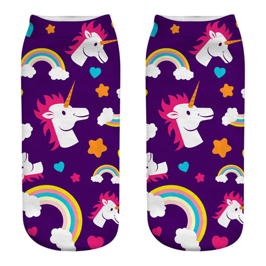 Chaussette Monde Licorne