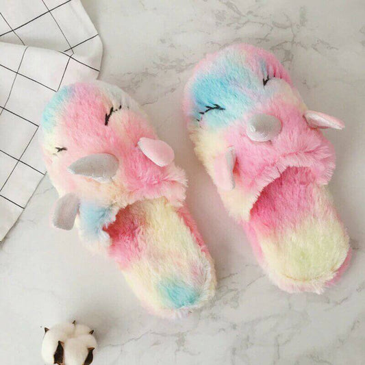 Chausson licorne doux