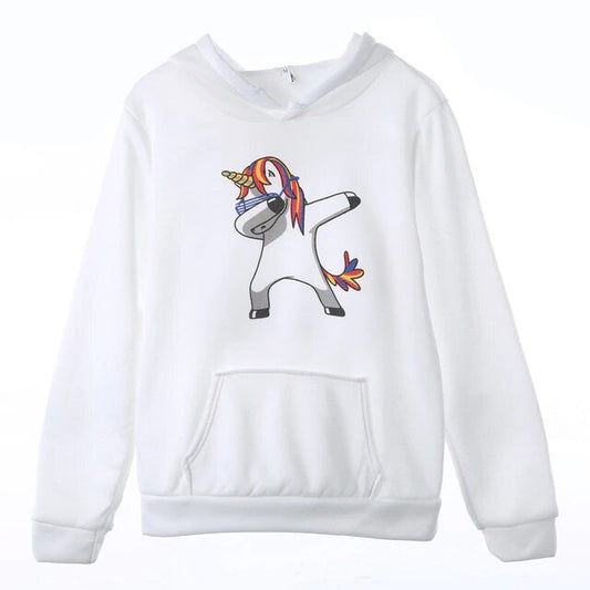 Licorne Dab Sweat Blanc - monde-licorne