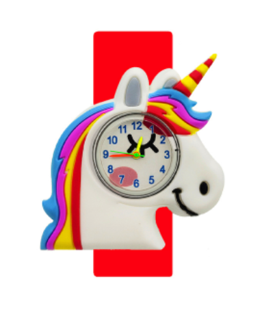 montre licorne arc en ciel