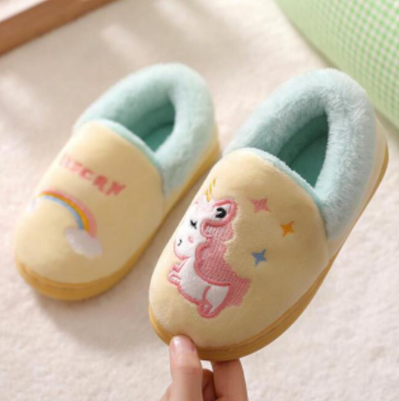chaussons fourres licorne