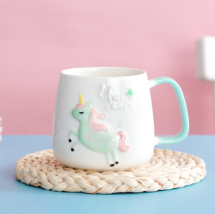 mug licorne anse