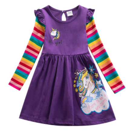 robe licorne violet