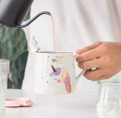 tasse licorne pour the a la menthe