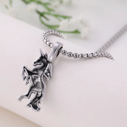 Collier Licorne Argent Jeune Fille