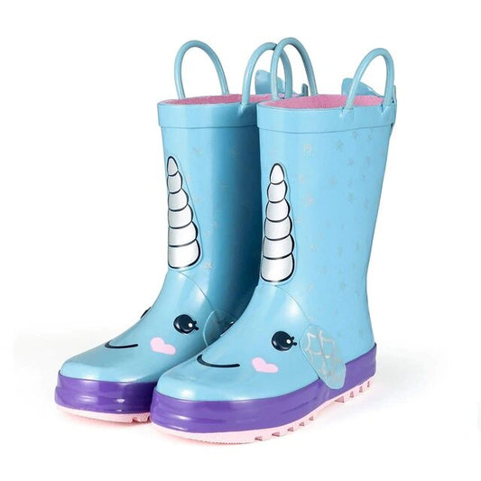 bottines-licorne-bleu