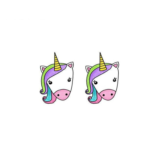 Boucles d'Oreilles Licorne Étrange