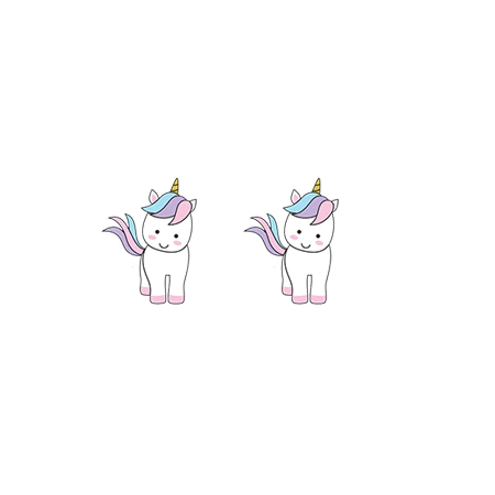 Boucles d'Oreilles Licorne Irresistible