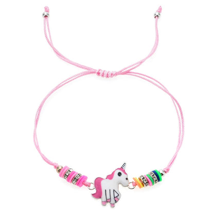 bracelet fille licorne couleur rose