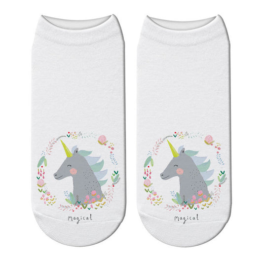 chaussettes licorne timide magical