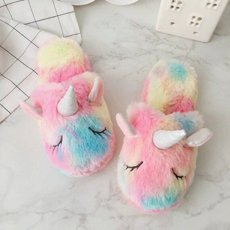 Pantoufle licorne femme hot sale