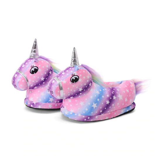 chausson licorne couleur galaxy