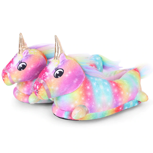 chaussons magique licorne