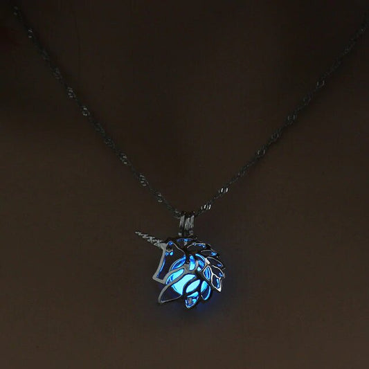 collier lumineux licorne