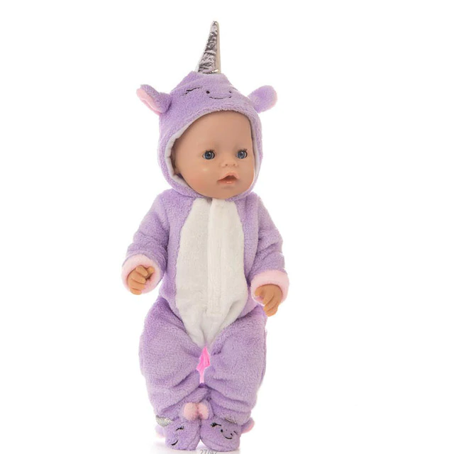 combinaison violette bebe licorne