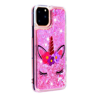 Coque iPhone Tête Licorne Rose