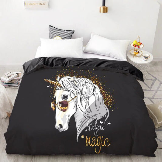 housse de couette licorne qui a la classe taille 200x200