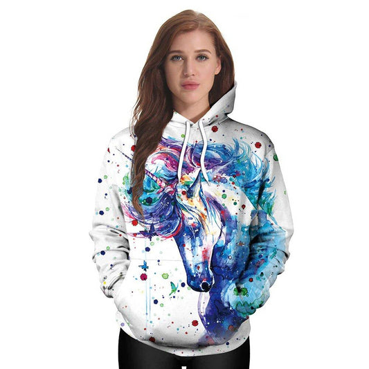 Sweat Licorne Peinture - monde-licorne