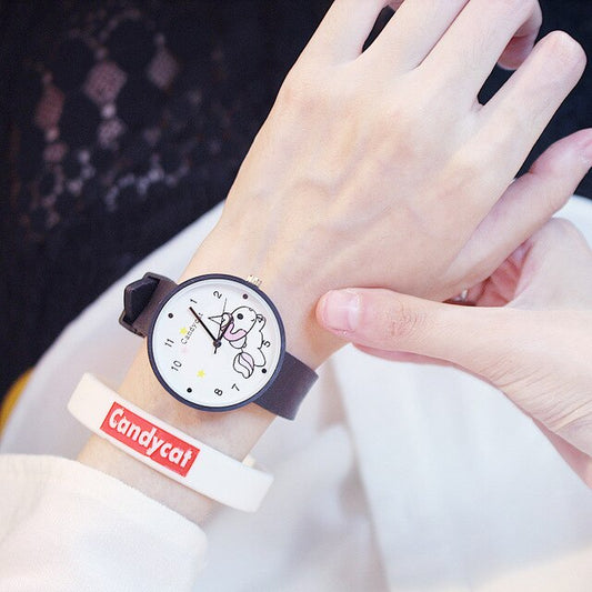 montre licorne elegante