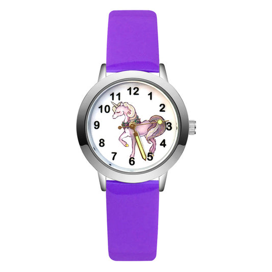 montre secrete motif licorne