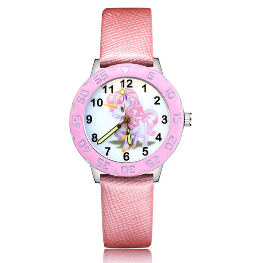 montre rose licorne zap