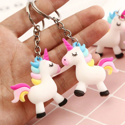 Porte-clé Licorne - Porte-clé Femme Mignon avec Anneau et Mousqueton Porte-clé Licorne - Porte-clé Femme Mignon avec Anneau et Mousqueton