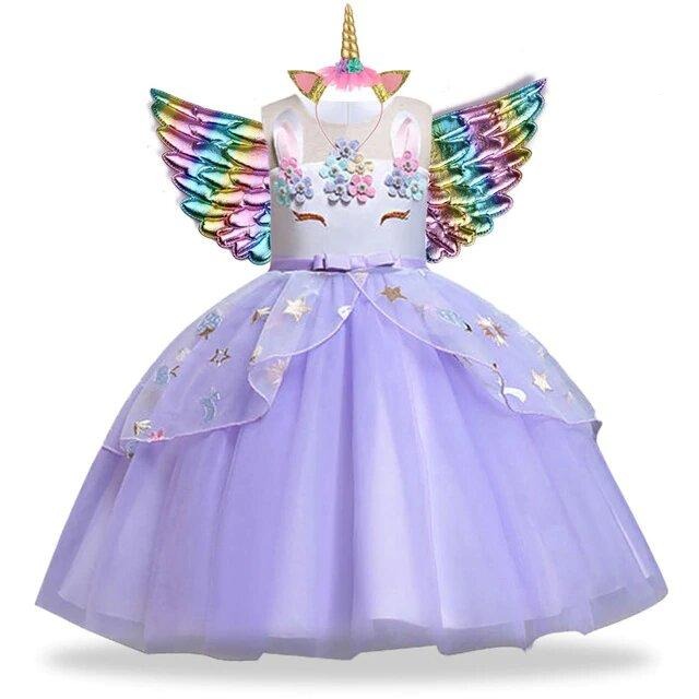 robe licorne fille taille 4 ans