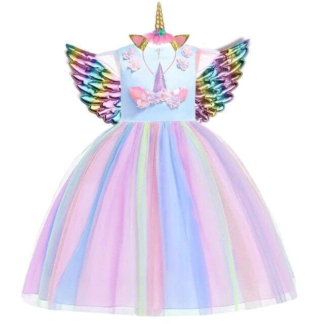 robe licorne fille taille 6 ans