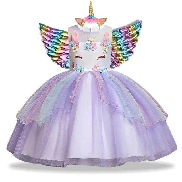 robe licorne fille taille 7 ans
