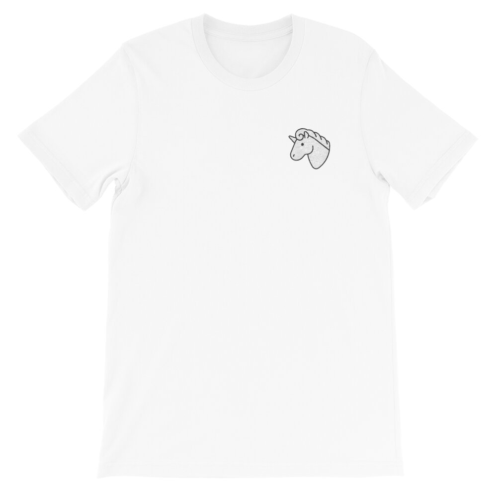 T-shirt Tête Licorne Brodé - monde-licorne