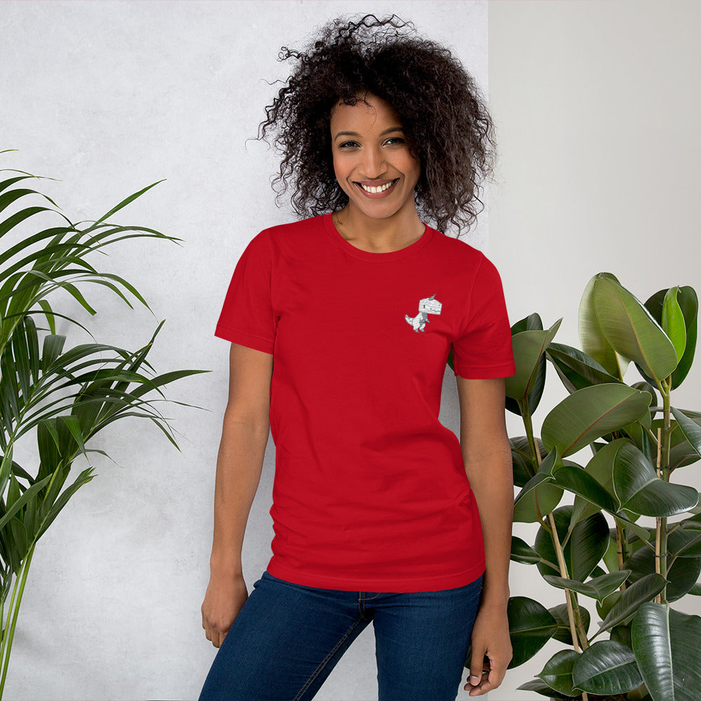 T-shirt Licorne Dinosaure Brodé - monde-licorne