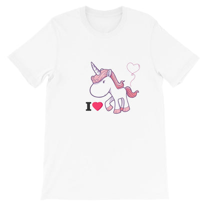 T-shirt I love Licorne - monde-licorne