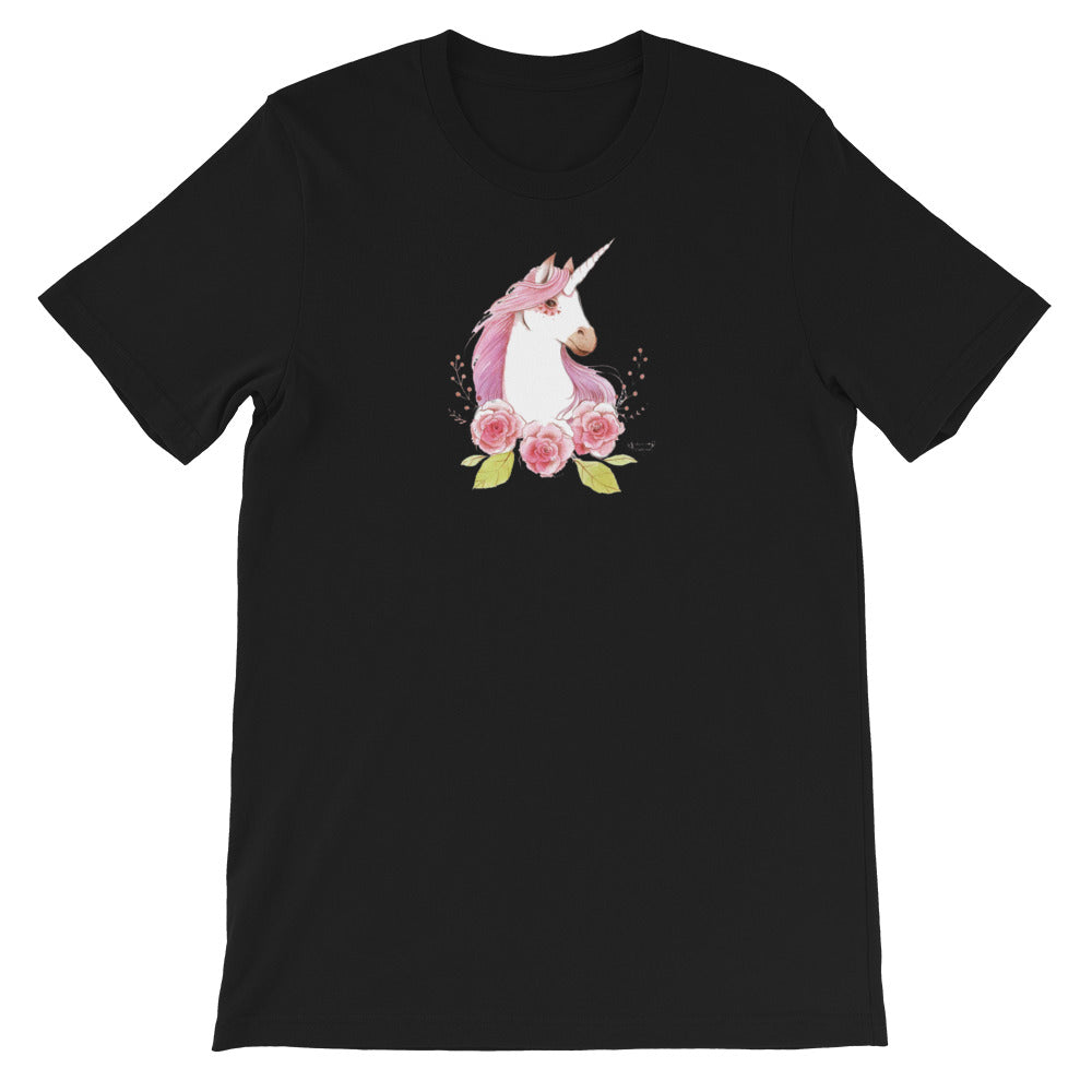 T-shirt Licorne Fleur - monde-licorne