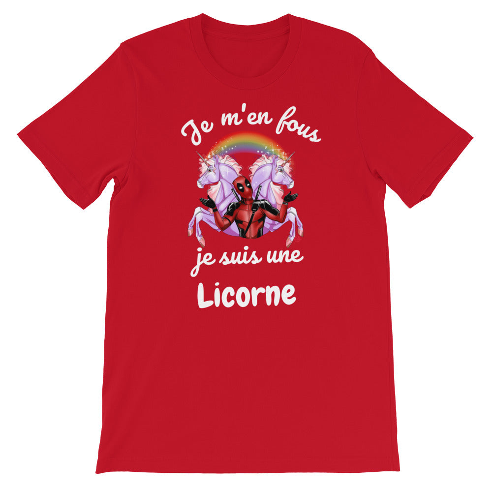 T shirt Deadpool Licorne je suis une licorne - monde-licorne