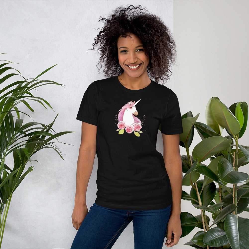 T-shirt Licorne Fleur - monde-licorne