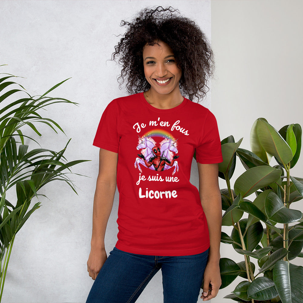 T shirt Deadpool Licorne je suis une licorne - monde-licorne