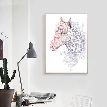 Toile Portrait Licorne