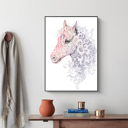 Toile Portrait Licorne