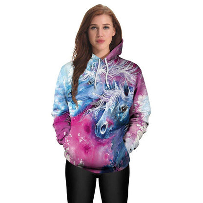 mannequin porte le Sweat Licorne Magique